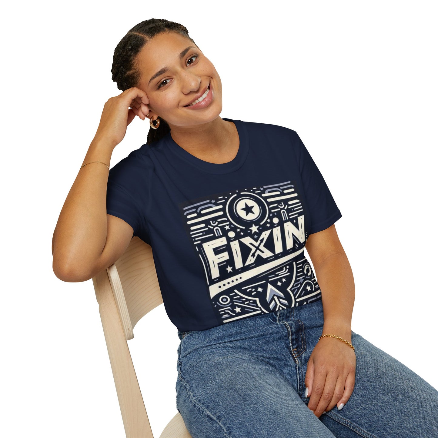 Retro Fixin' Unisex Softstyle T-Shirt. 100% ring-spun cotton. XS-5XL