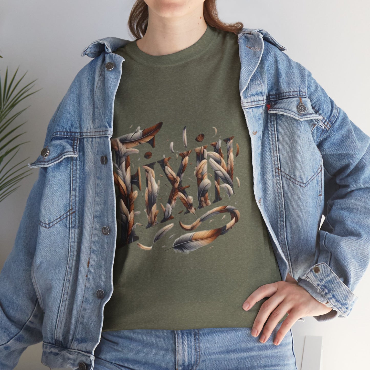 Fixin' Unisex Heavy Cotton Tee Made with 100% US Cotton. S - 5XL