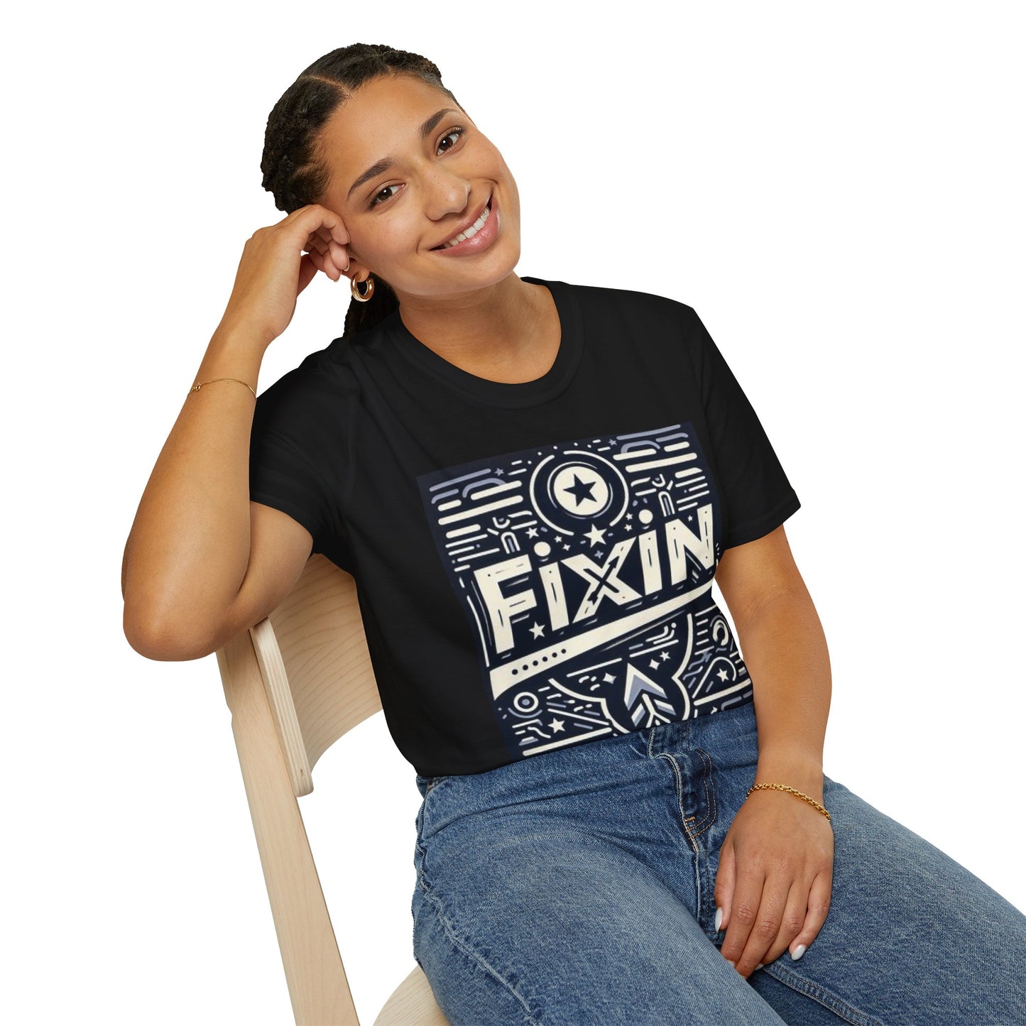 Retro Fixin' Unisex Softstyle T-Shirt. 100% ring-spun cotton. XS-5XL