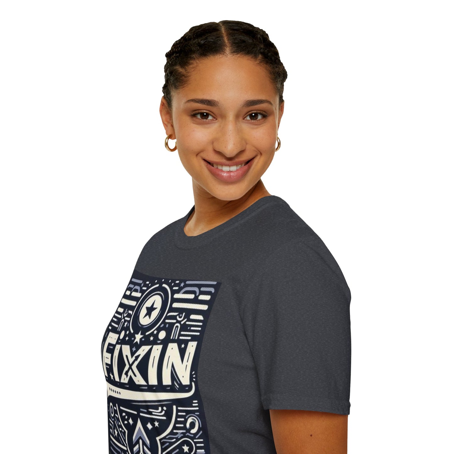 Retro Fixin' Unisex Softstyle T-Shirt. 100% ring-spun cotton. XS-5XL