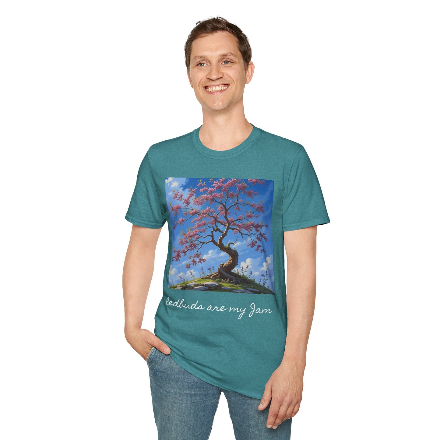 Redbud Tree Unisex T-Shirt - 100% ring-spun US cotton XS - 5XL