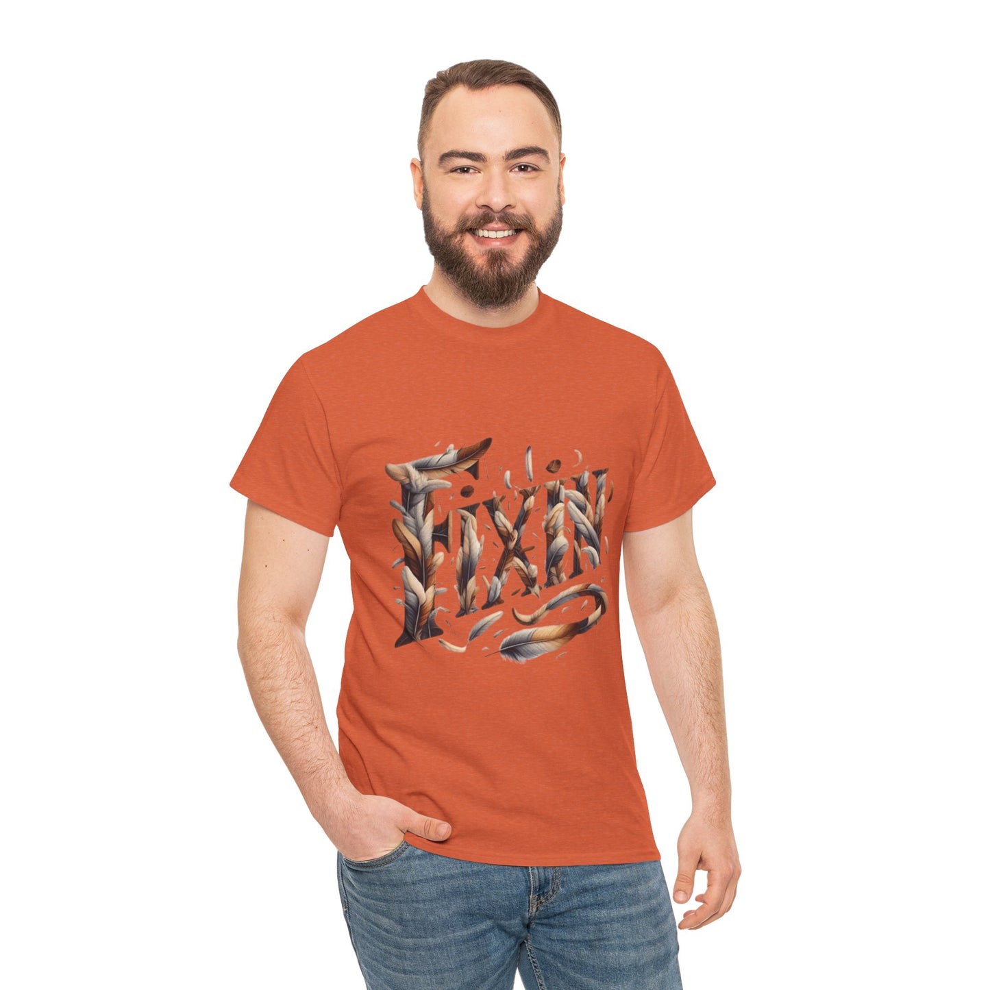 Fixin' Unisex Heavy Cotton Tee Made with 100% US Cotton. S - 5XL