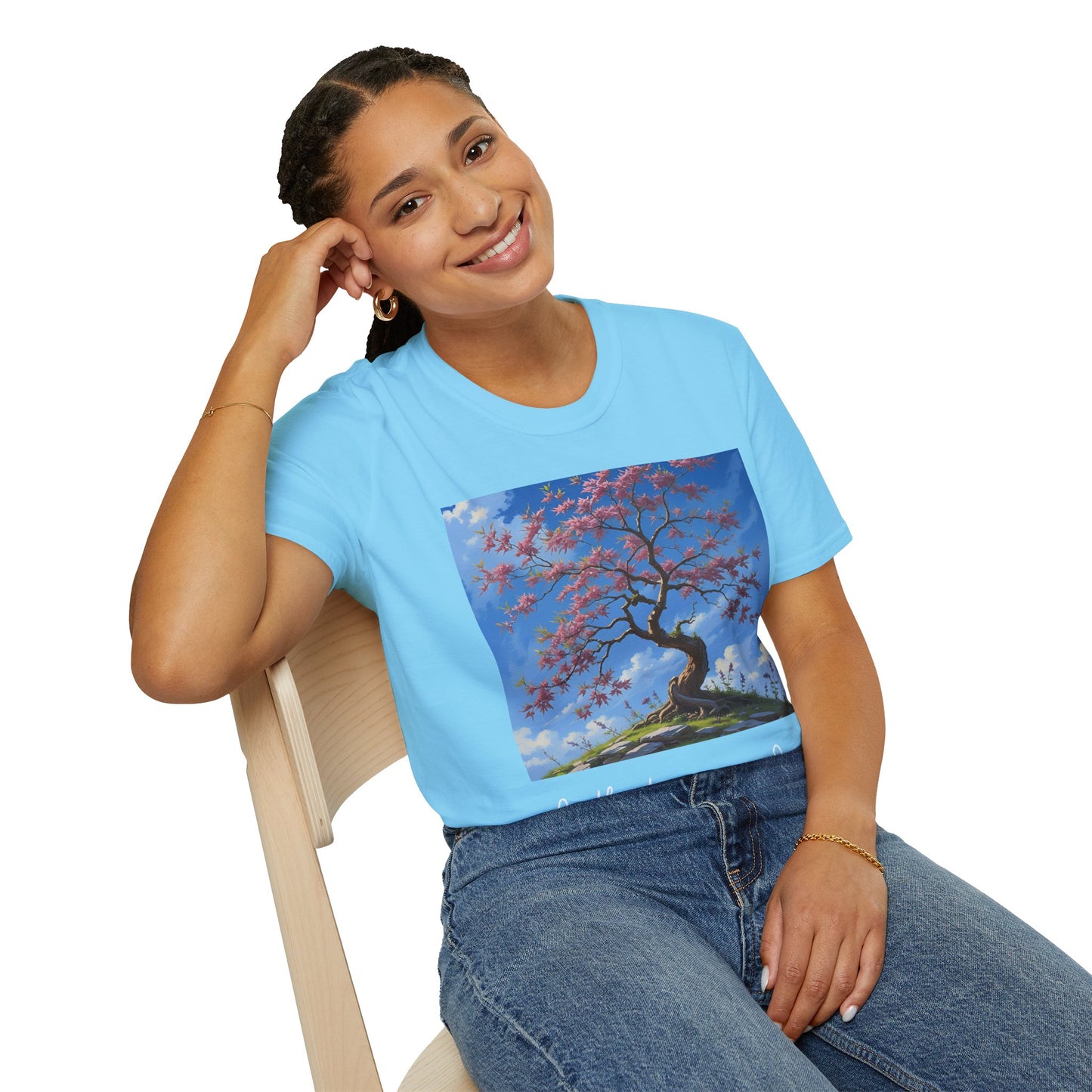 Redbud Tree Unisex T-Shirt - 100% ring-spun US cotton XS - 5XL