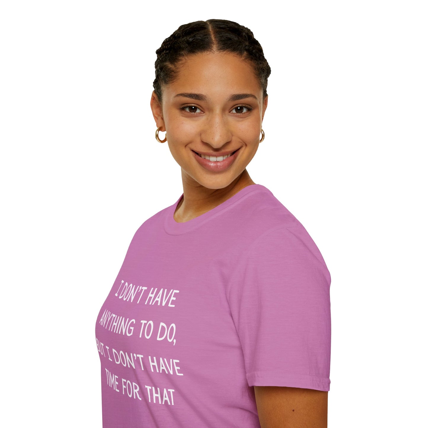 I don't have time for that, 100% ring-spun US cotton. XS-5XL