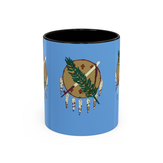 Mug Oklahoma Flag Osage Shield Design Coffee Mug