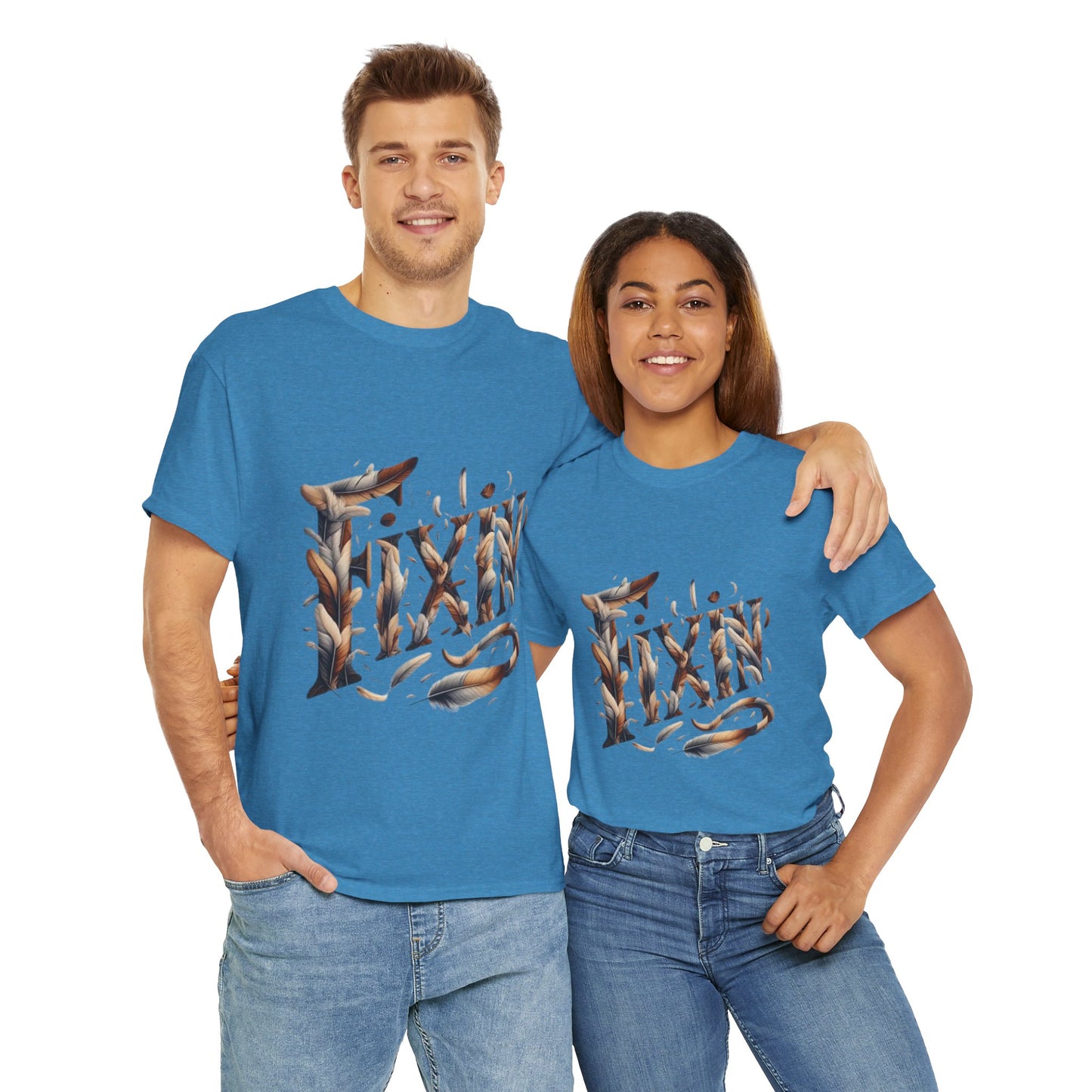 Fixin' Unisex Heavy Cotton Tee Made with 100% US Cotton. S - 5XL