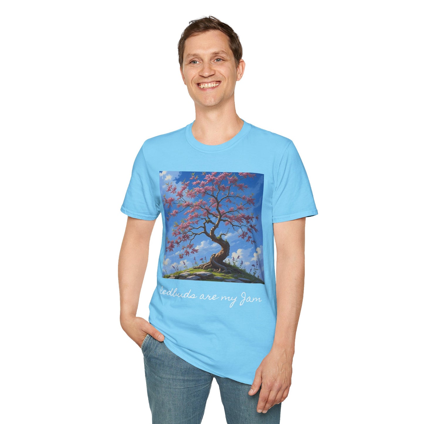 Redbud Tree Unisex T-Shirt - 100% ring-spun US cotton XS - 5XL