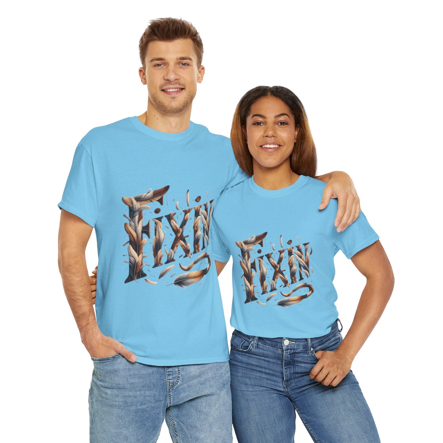 Fixin' Unisex Heavy Cotton Tee Made with 100% US Cotton. S - 5XL
